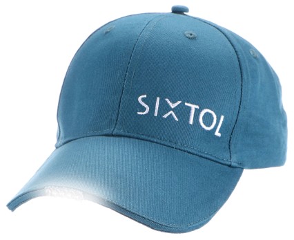Šiltovka s LED svetlom B-CAP 25 lm, nabíjateľná, USB, univerzálna veľkosť, modrá