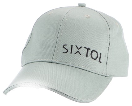 Šiltovka s LED svetlom B-CAP 25 lm, nabíjateľná, USB, univerzálna veľkosť, zelená