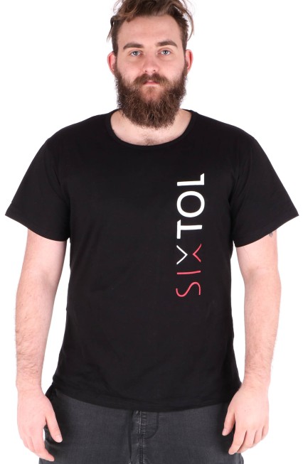 Tričko pánske T-SHIRT, čierna, veľkosť L, 100% bavlna