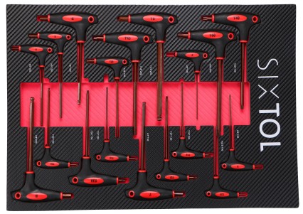 Modul s náradím do dielenského vozíka MECHANIC TOOL TRAY 5, 18 ks
