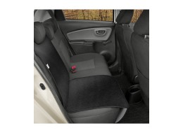 Ochranná podložka pod autosedačku pre prepravu detí JUNIOR Artificial Leather čierna