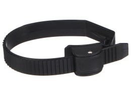 Rýchloupínací pásik pre nosič kol na ťažné zariadenie, dĺžka 38 cm, čierny - náhradný diel