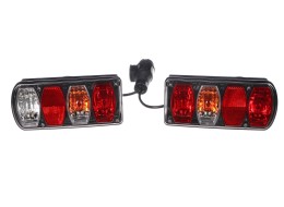 Sada svetiel s káblom a 13pinovou zástrčkou pre nosič bicyklov E-BIKE PREMIUM - náhradný diel