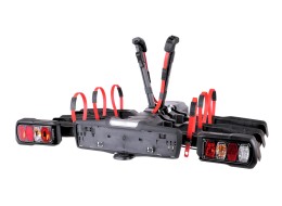 Nosič bicyklov na ťažné zariadenie E-BIKE 3 PREMIUM - 3 elektrobicykle, nosnosť 60 kg, skladací