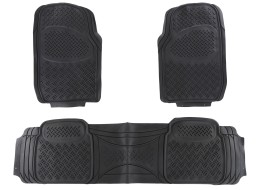 Univerzálne gumené autokoberce CAR MAT UNI SET 2, komplet, 3 ks