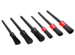Sada precíznych štetcov na čistenie auta CAR DETAILING BRUSH 6, 6 ks