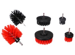 Sada kartáčov na vŕtačku na čistenie auta CAR DETAILING DRILL BRUSH 6, 6 ks