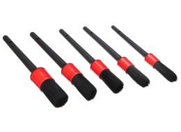 Sada mäkkých precíznych štetcov na čistenie auta CAR DETAILING BRUSH 5 SOFT, 5 ks
