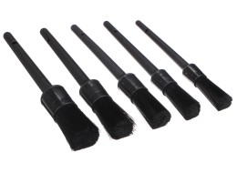 Sada tvrdých precíznych štetcov na čistenie auta CAR DETAILING BRUSH 5 HARD, 5 ks