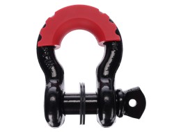 Offroadový tŕmen s gumeným chráničom CAR SHACKLE 1, nosnosť 4,75 t