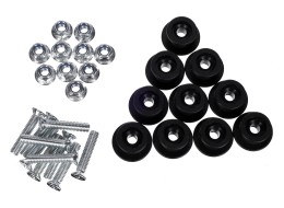 Sada háčikov so skrutkami na upevnenie siete/plachty na vozík TRAILER HOOK SET 2, 10 ks