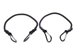 Gumové upínacie popruhy/gumicuky CARGO CORD CARABINER 50, 50 cm, 2 ks
