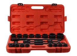 Sada nástrčných hlavíc s račňou MECHANIC WRENCH SET 2, heavy-duty, 21 ks