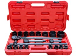 Sada nástrčných hlavíc s račňou MECHANIC WRENCH SET 2, heavy-duty, 21 ks