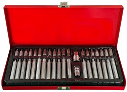 Sada Torx bitov v kovovom puzdre MECHANIC TORX SET 1, 40 ks