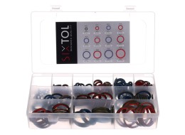 Sada hydraulických tesnení s gumeným límcom MECHANIC RING SET 4, 245 ks