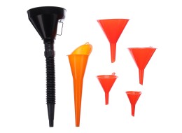 Sada lievikov na dolievanie kvapalín MECHANIC FUNNEL SET 2, 6 ks