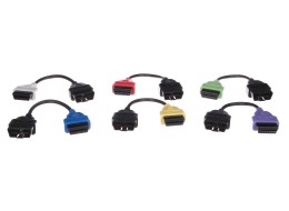 Kompletná sada OBD-II redukcií FiatECUScan pre osobné autá MECHANIC CABLE SET 3, 6 ks