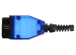 Zástrčka OBD-II s 16 pinmi pre montáž vlastného kábla MECHANIC CABLE 31, modrá