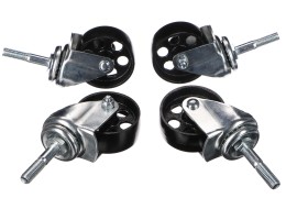 Pojazdné kolieska pre zdvihák prevodovky SX TRANSMISSION JACK 0,5T, 4 ks - náhradná súčiastka