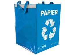 Taška na triedený odpad SORT EASY PAPIER, 30x30x40 cm, 36 l