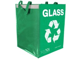 Taška na triedený odpad SORT EASY GLASS EN, 30x30x40cm, 36l