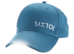 Šiltovka s LED svetlom B-CAP 25 lm, nabíjateľná, USB, univerzálna veľkosť, modrá