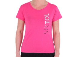 Dámske tričko T-SHIRT, ružová, veľkosť M, 100% bavlna