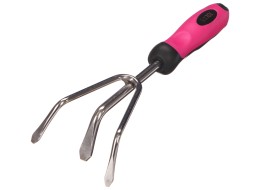 Ručný kultivátor GARDEN PINK ONE, nerez, 28 cm