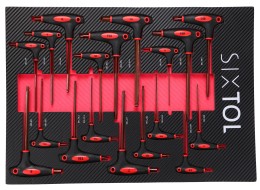 Modul s náradím do dielenského vozíka MECHANIC TOOL TRAY 5, 18 ks