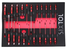 Modul s náradím do dielenského vozíka MECHANIC TOOL TRAY 8, 21 ks
