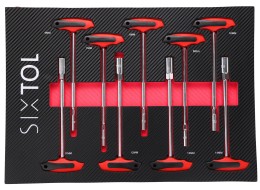 Modul s náradím do dielenského vozíka MECHANIC TOOL TRAY 9, 9 ks
