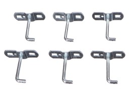 Sada háčikov pre dielenský vozík MECHANIC TROLLEY, 20 ks