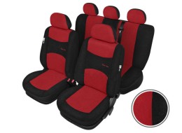 Autopoťahy SPORT LINE + Standard, červenočierne