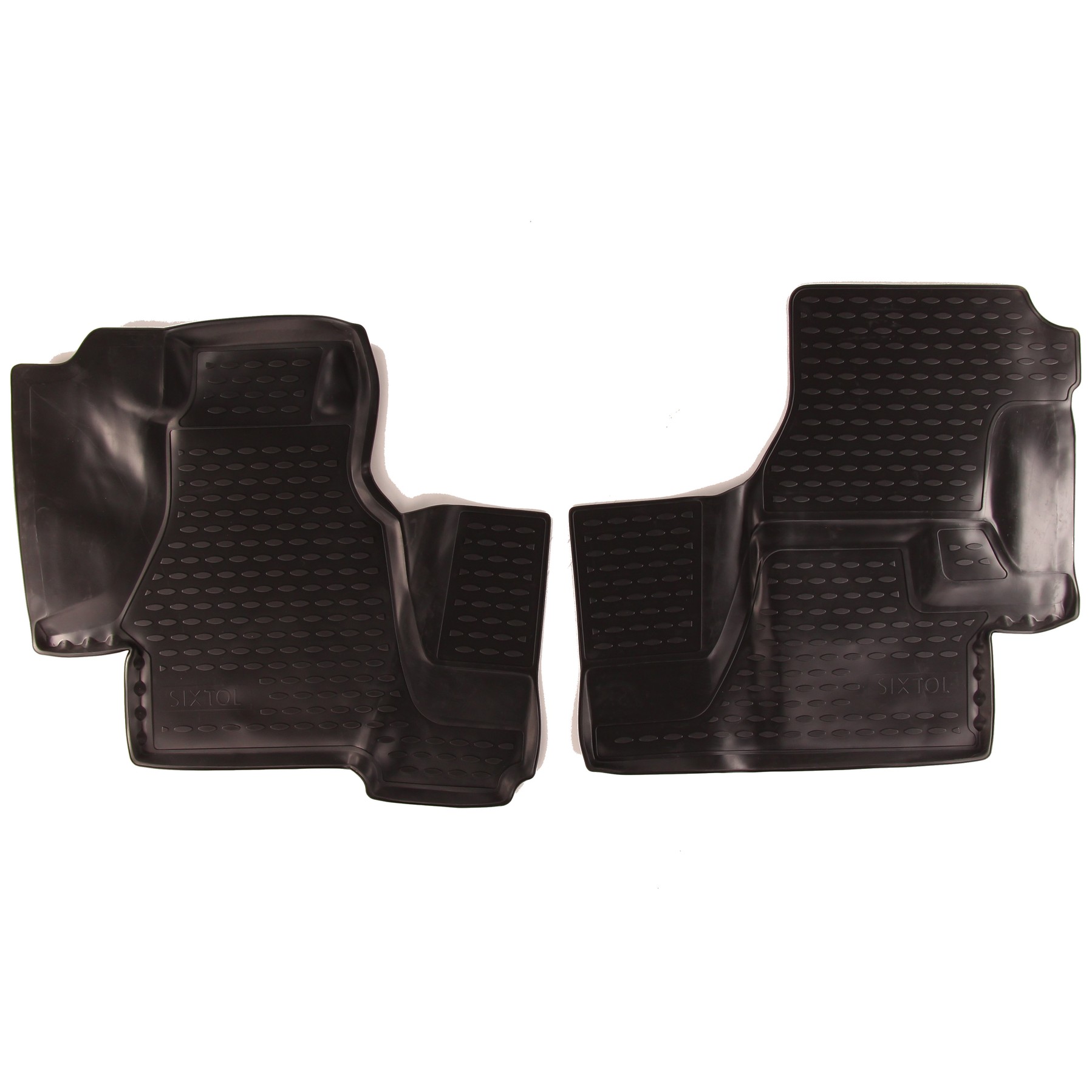 Sixtol 3D Gumové koberce MERCEDES-BENZ Sprinter Classic (W909), 2000-2006, 2013->, 2ks