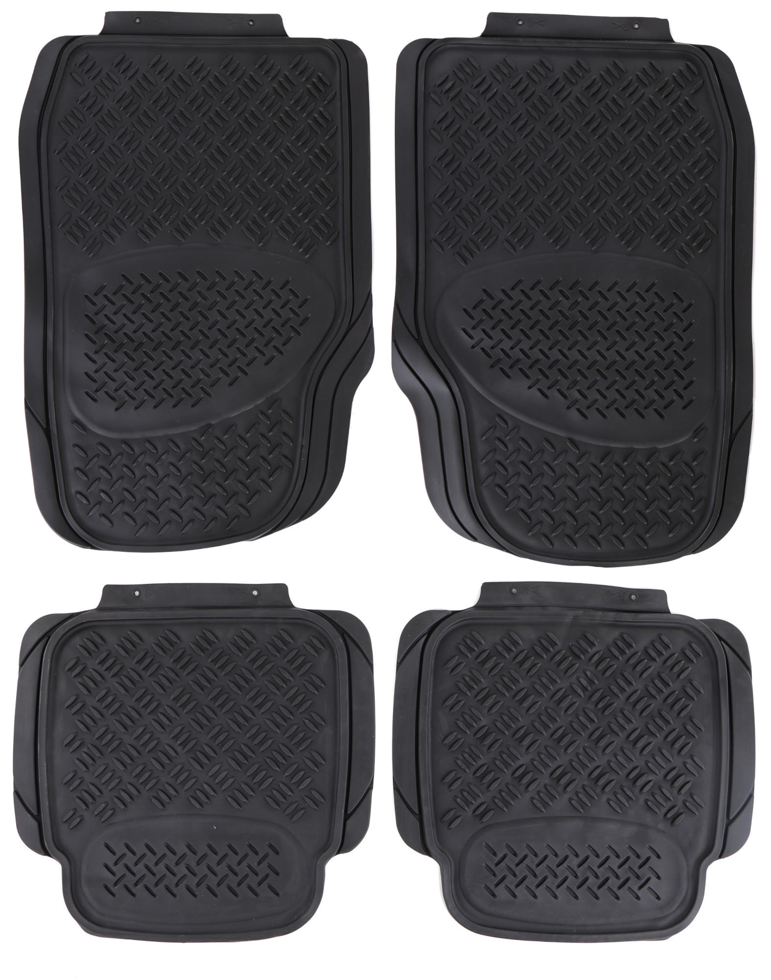 Univerzálne gumené autokoberce CAR MAT UNI SET 3, komplet, 4 ks