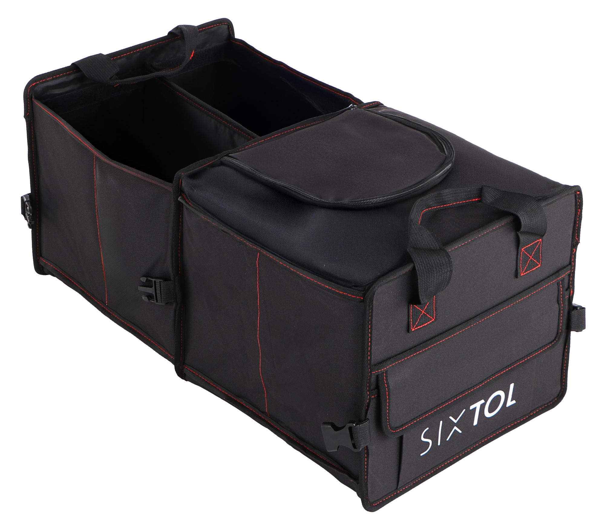 Organizér do kufra auta CAR COMPACT 5L THERMO, 5 priehradok, veľká termo taška, skladací