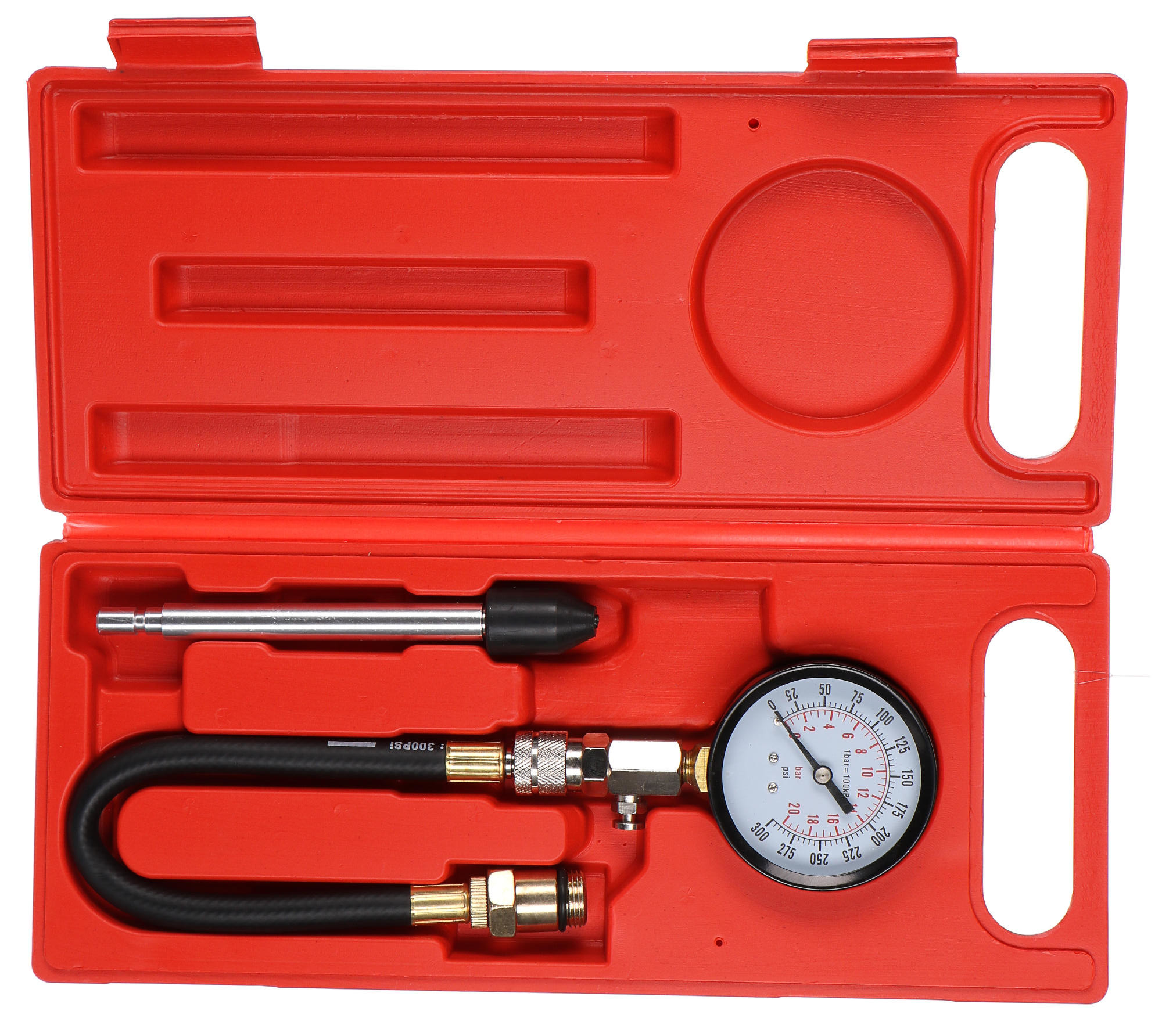 Sada na testovanie kompresie benzínových motorov MECHANIC ENGINE TESTER 3, 0-20 bar, 3 ks