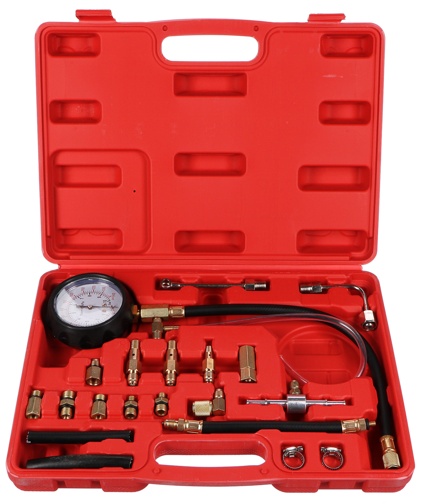 Sada na testovanie tlaku benzínových motorov MECHANIC ENGINE TESTER 20, 0-10bar, 20 ks
