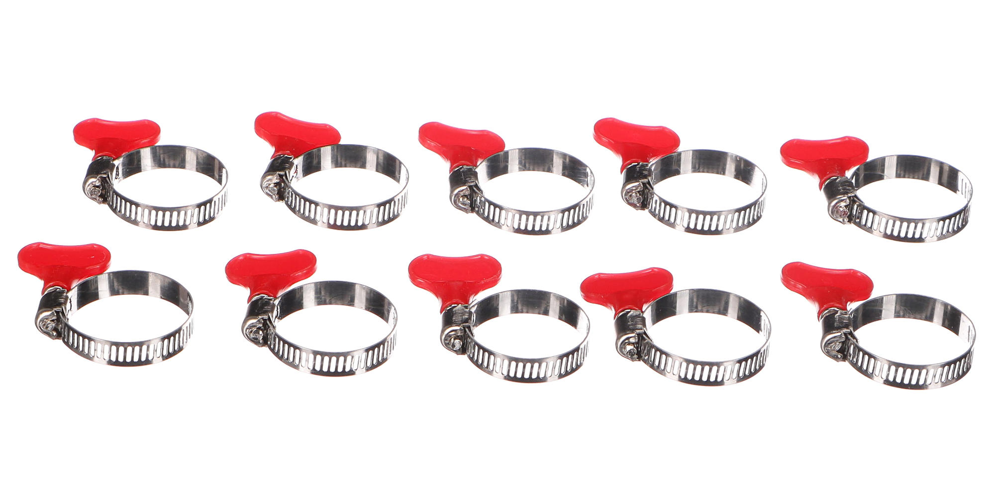 Spona na hadicu s motýlikom MECHANIC CONNECT 18-32 mm, 10 ks