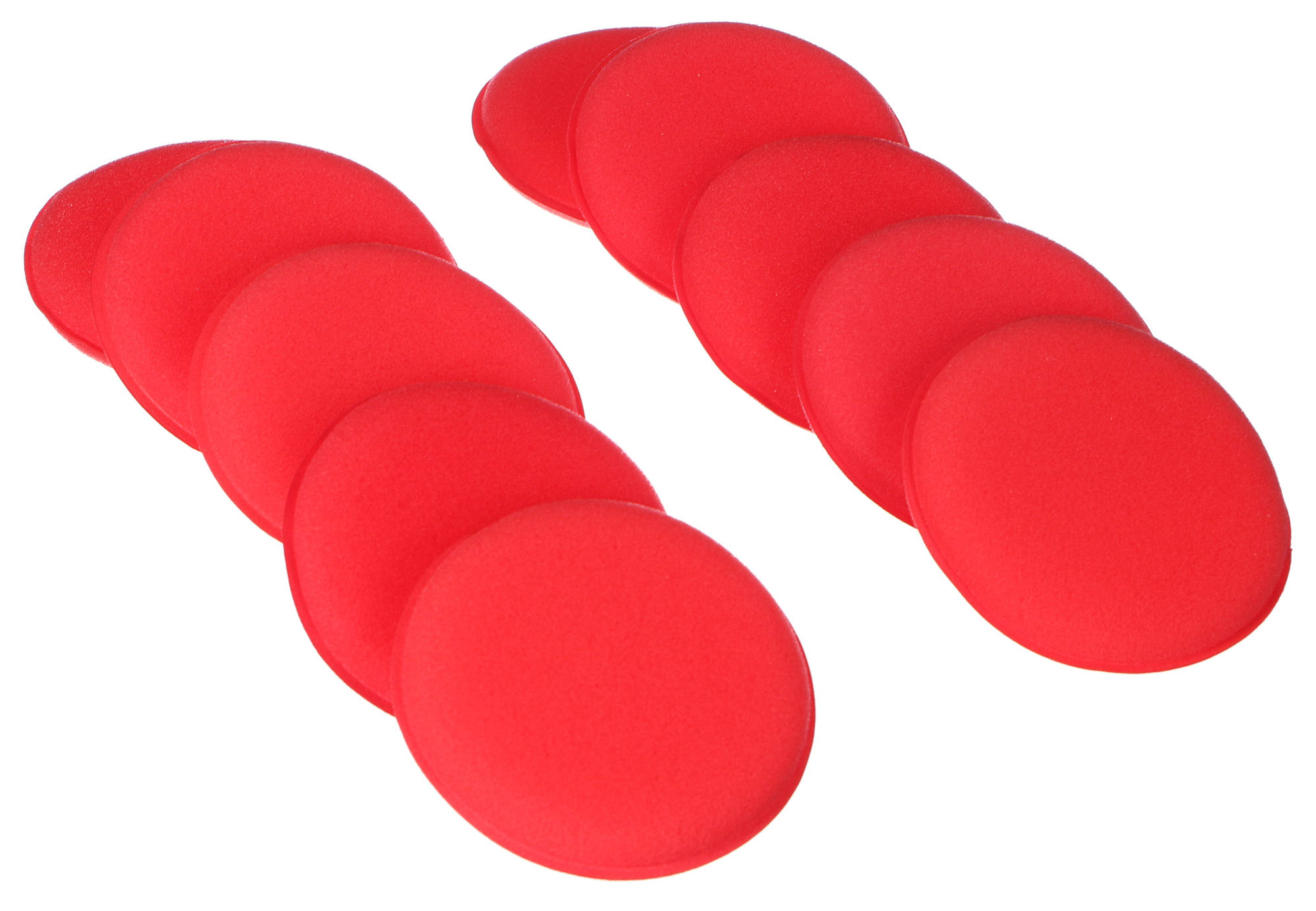 Sada leštiacich vankúšikov na vosk auta CAR DETAILING WAX PAD 10, 10 ks