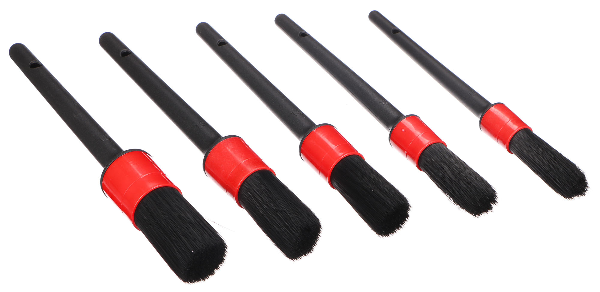 Sada mäkkých precíznych štetcov na čistenie auta CAR DETAILING BRUSH 5 SOFT, 5 ks