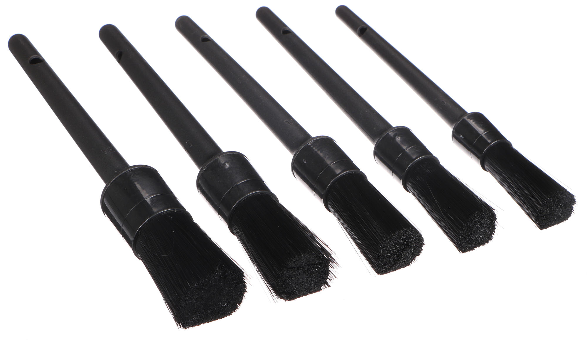 Sada tvrdých precíznych štetcov na čistenie auta CAR DETAILING BRUSH 5 HARD, 5 ks
