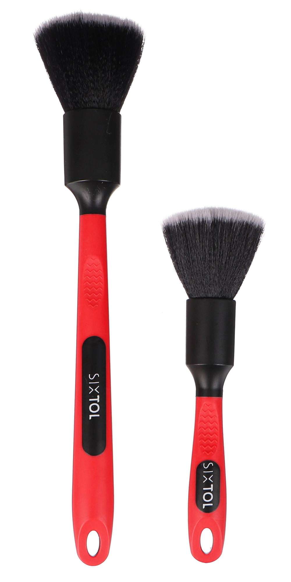 Sada precíznych štetcov na čistenie auta s ergo rukoväťou CAR DETAILING BRUSH 2 PRO, 2 ks