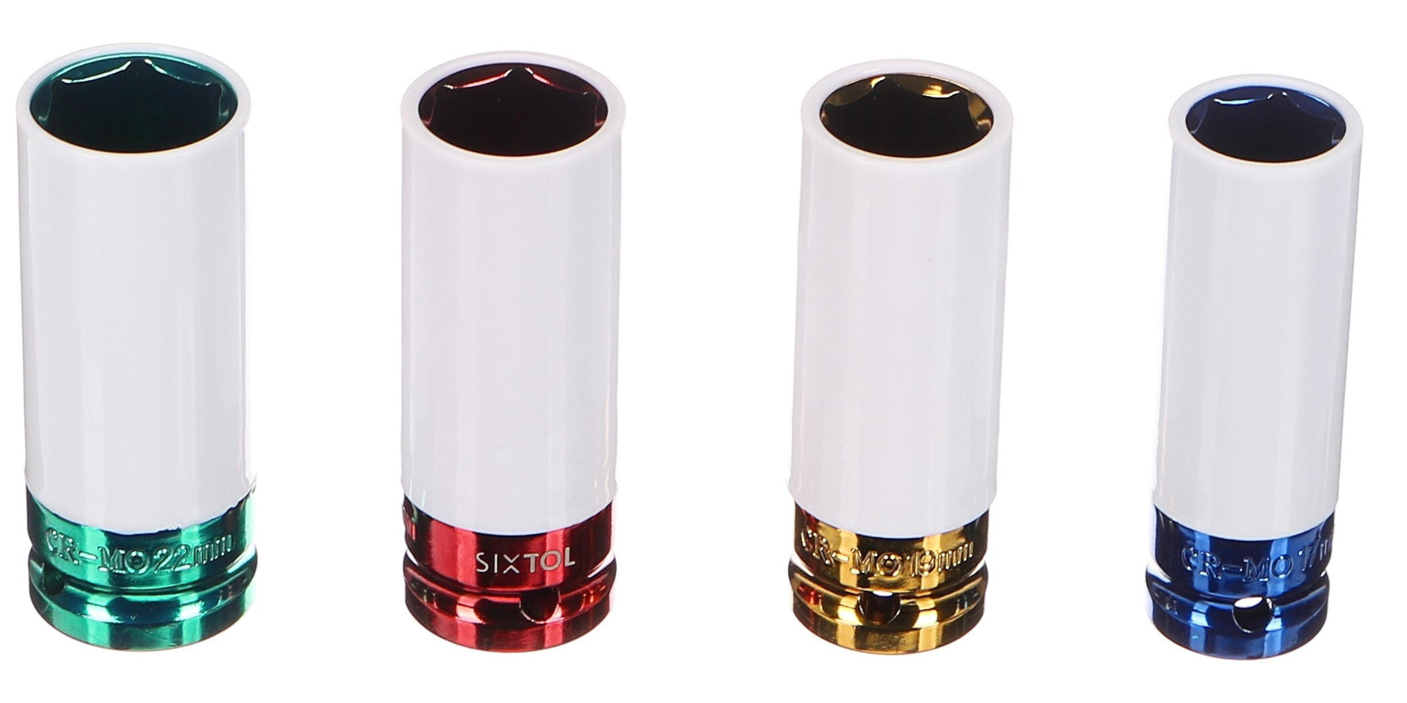 Rázové hlavice MECHANIC IMPACT 2, 1/2\", 4ks