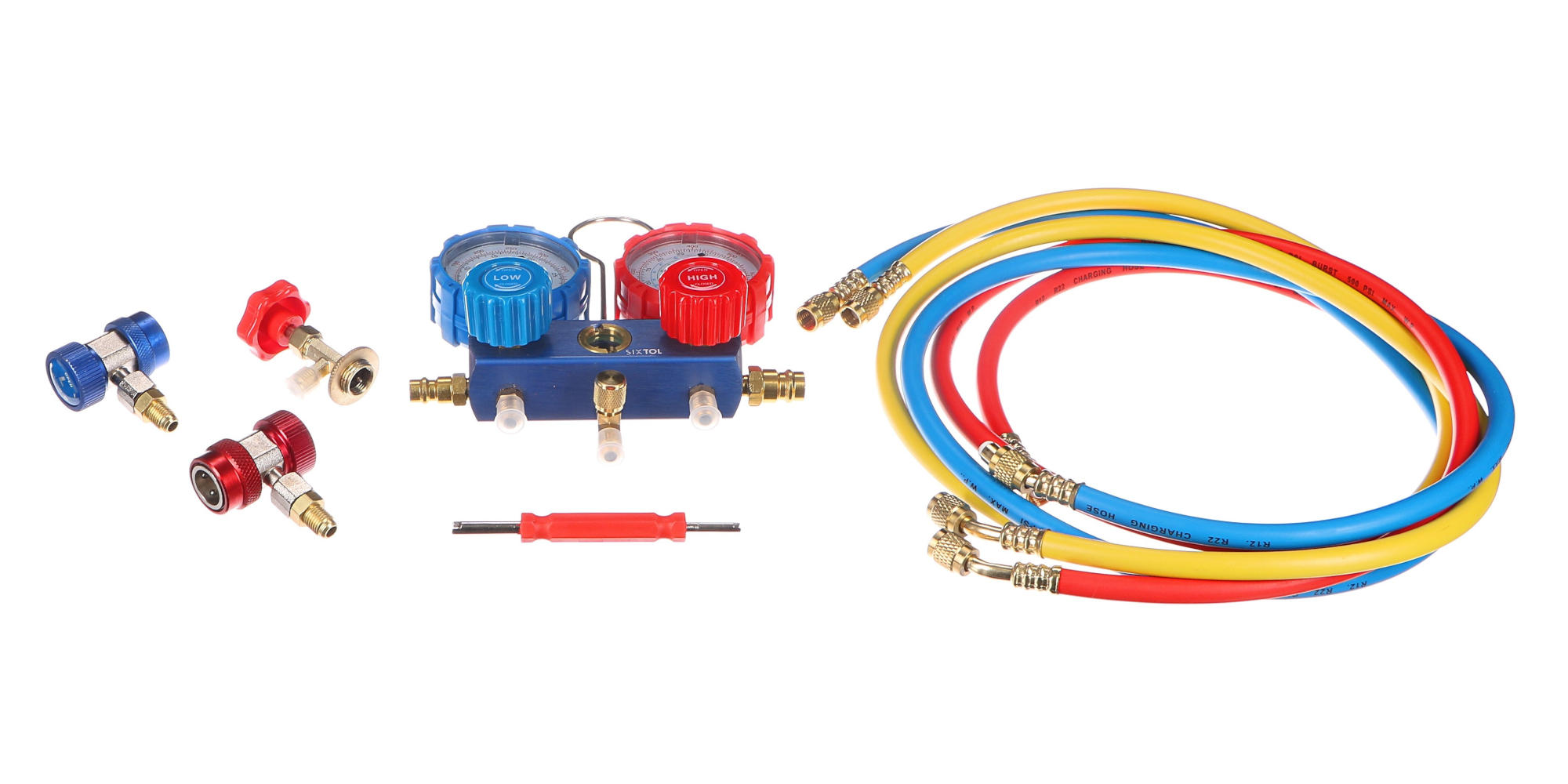 Súprava na meranie tlaku a tesnosti autoklimatizác