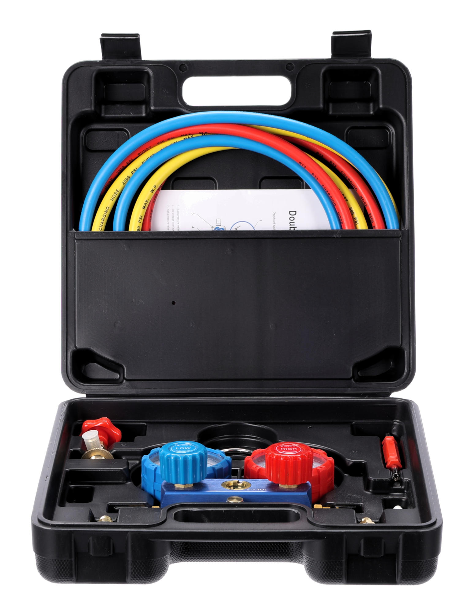 Sada na meranie tlaku a tesnosti autoklimatizácie MECHANIC AC TESTER 1