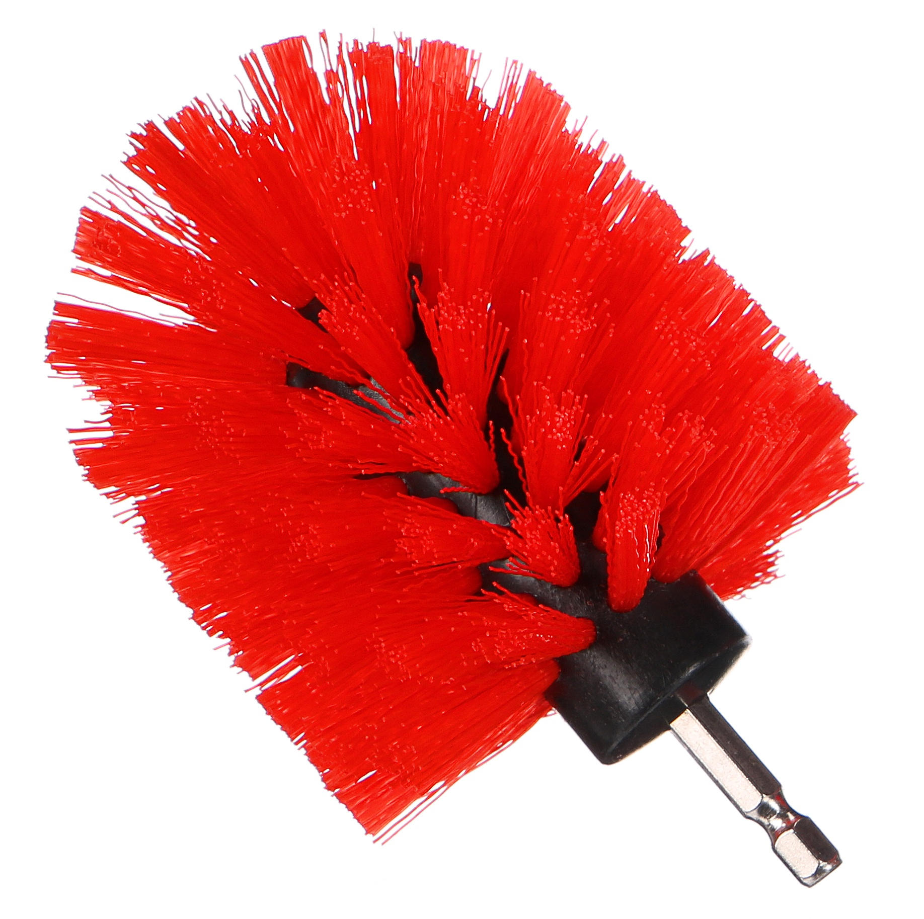 Guľatý kartáč na vŕtačku na čistenie auta CAR DETAILING DRILL BRUSH ONE MEDIUM, polotvrdý