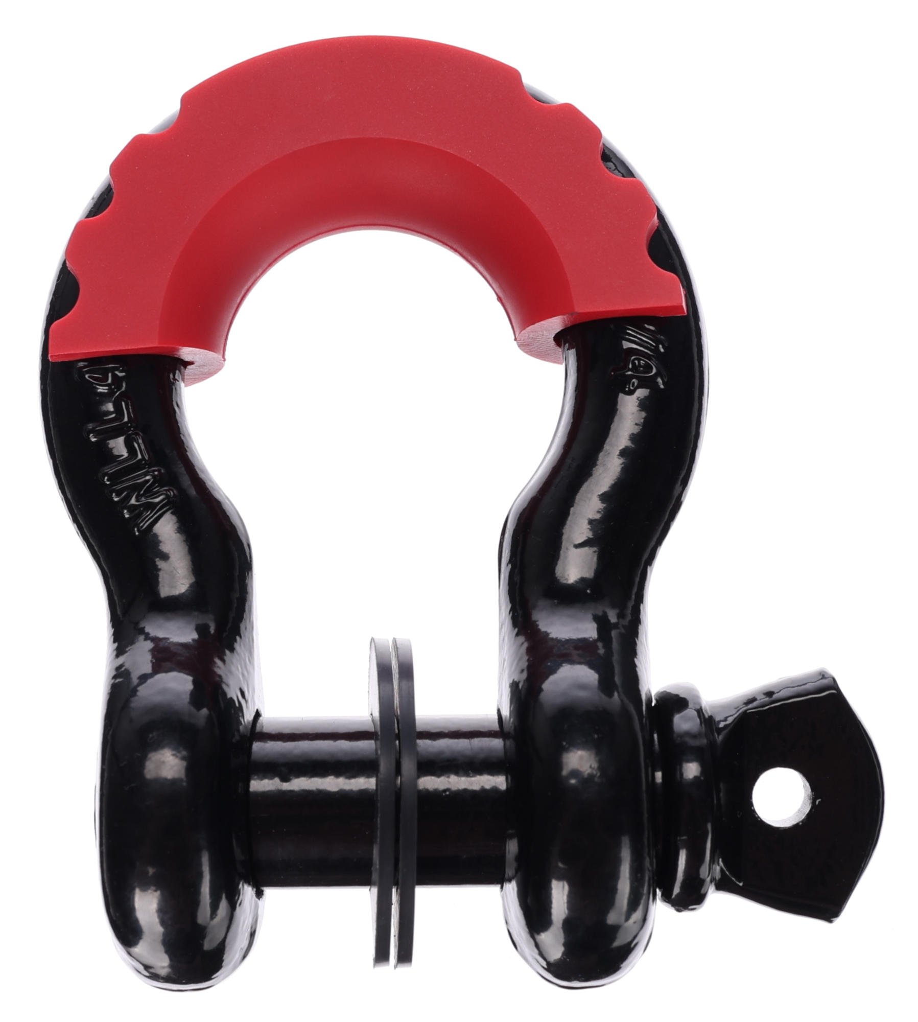 Offroadový tŕmen s gumeným chráničom CAR SHACKLE 1, nosnosť 4,75 t