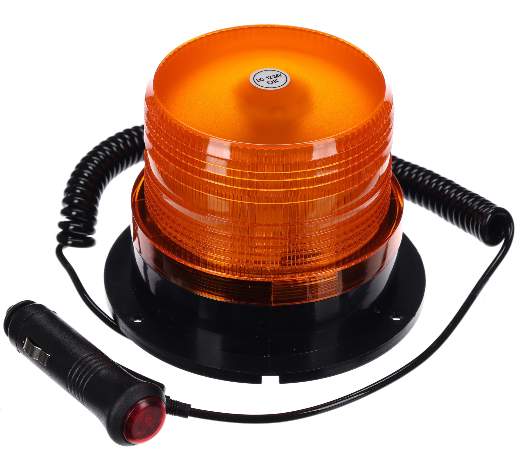 Výstražné svetlo na auto s magnetom CAR BEACON 1, LED, žlté